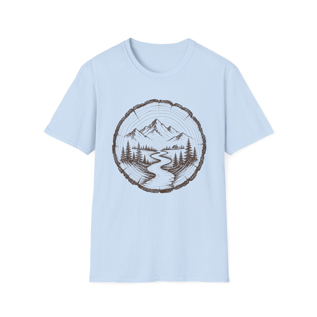 Mountain Woodgrain T-Shirt