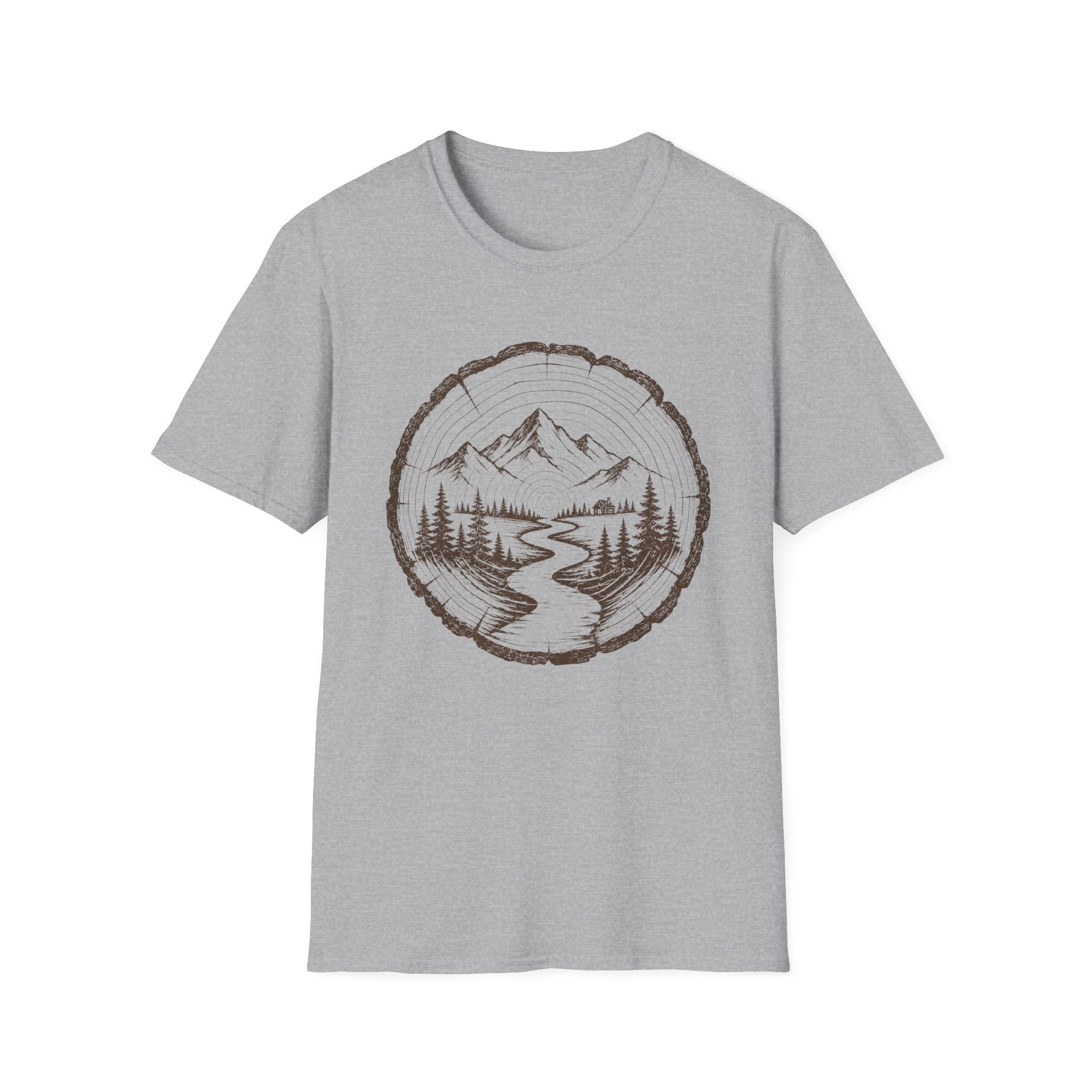 Mountain Woodgrain T-Shirt