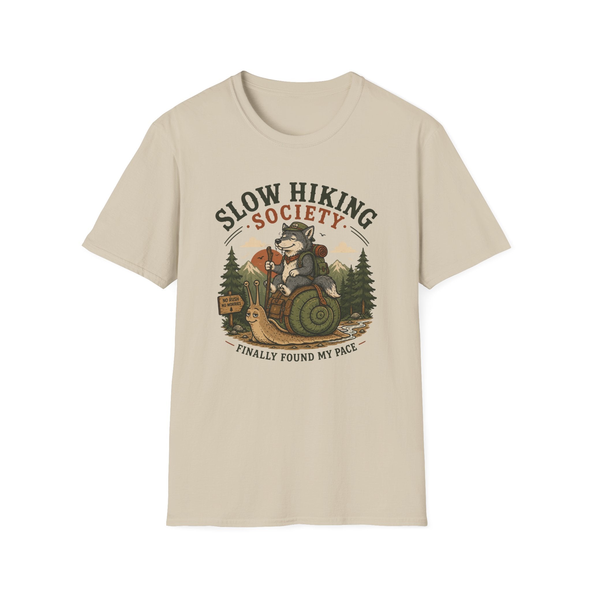 Wolf on Snail T-Shirt