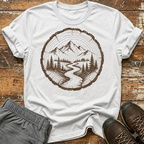 Mountain Woodgrain T-Shirt