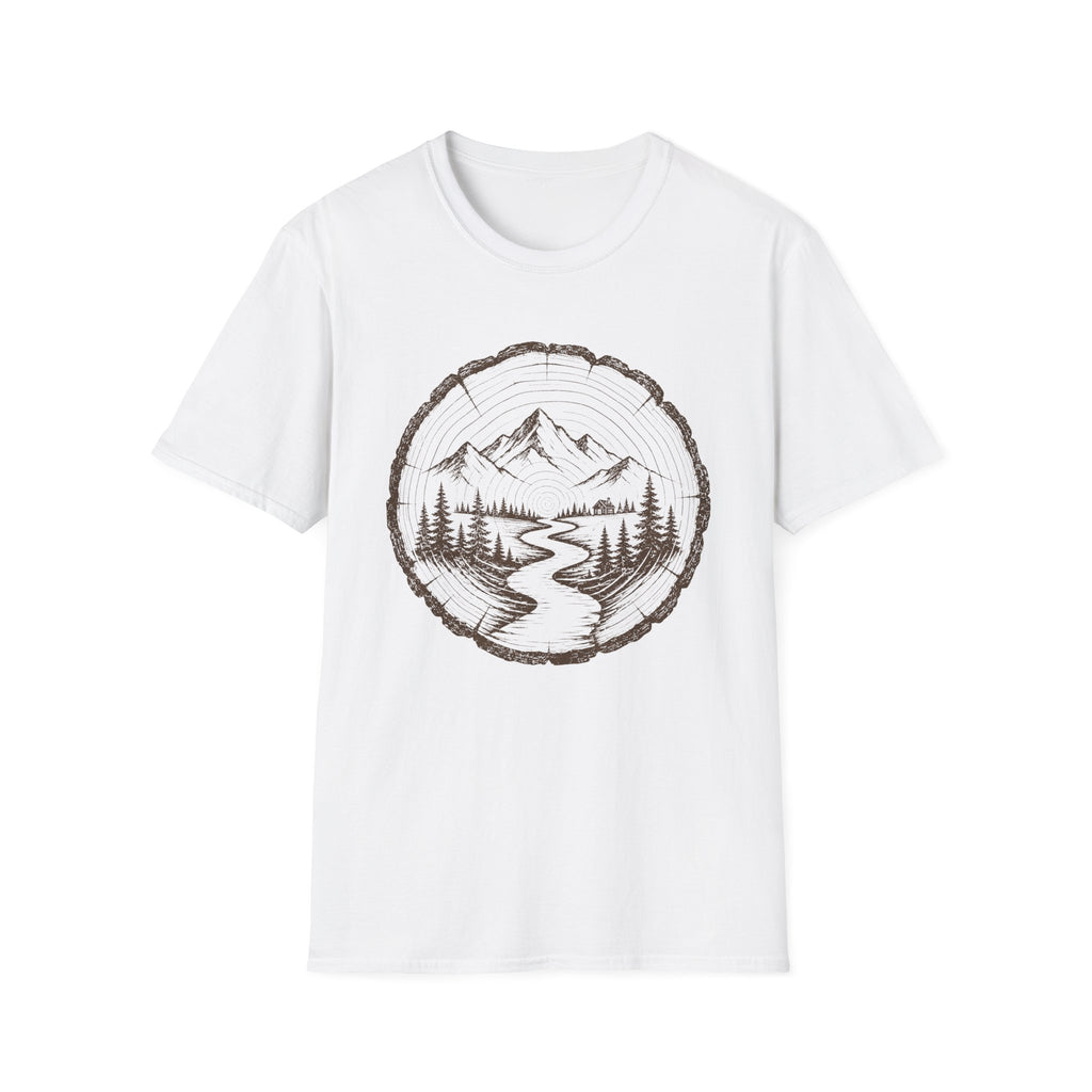 Mountain Woodgrain T-Shirt