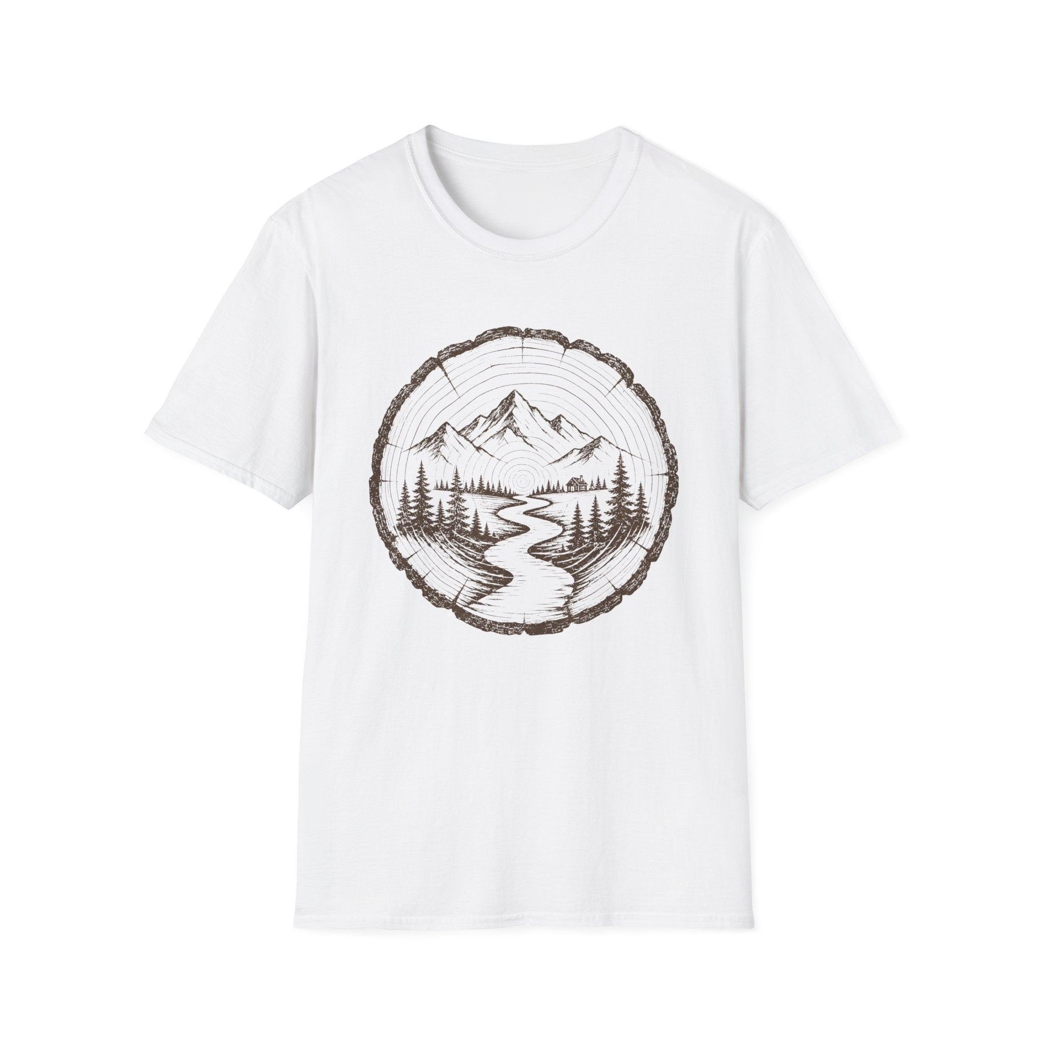 Mountain Woodgrain T-Shirt
