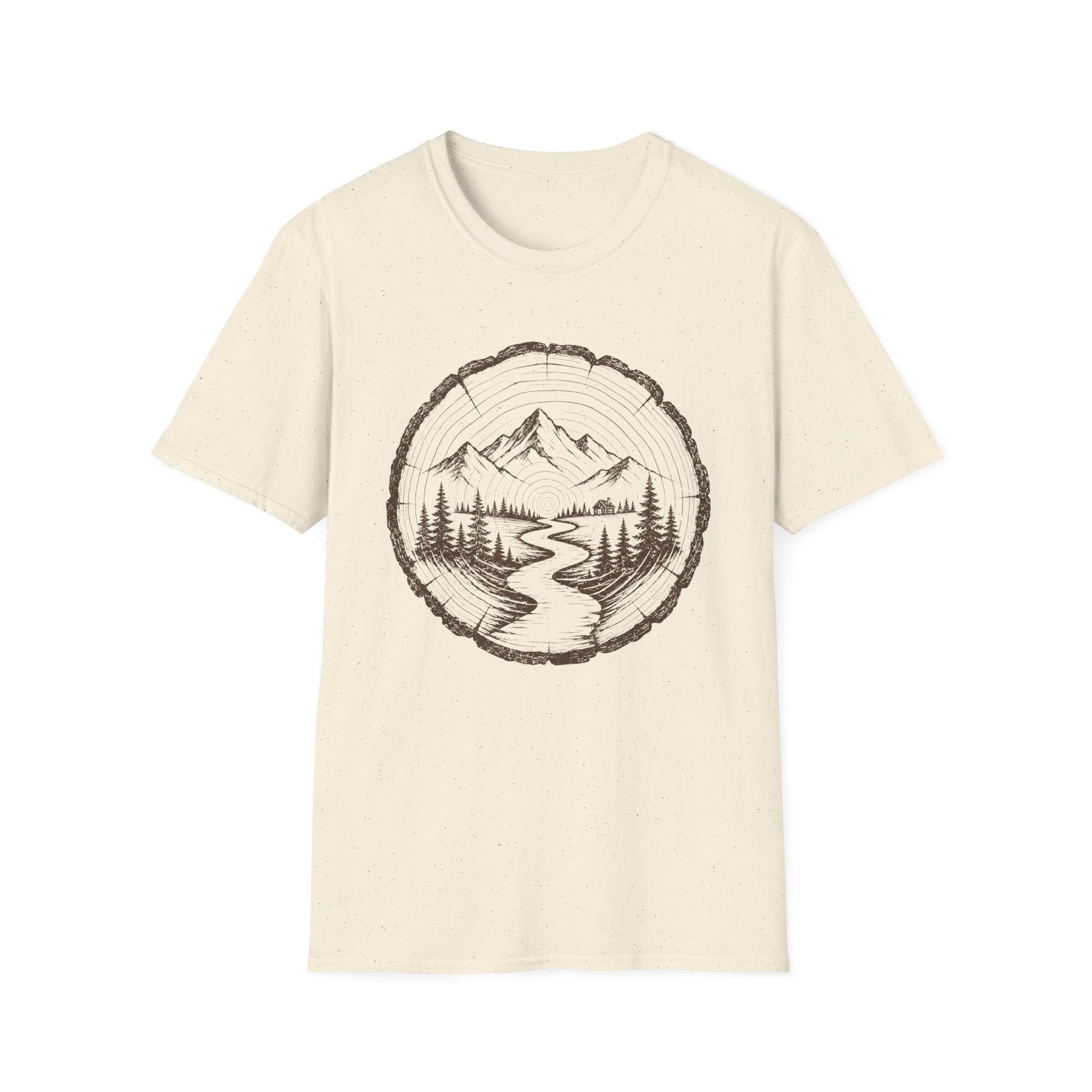 Mountain Woodgrain T-Shirt