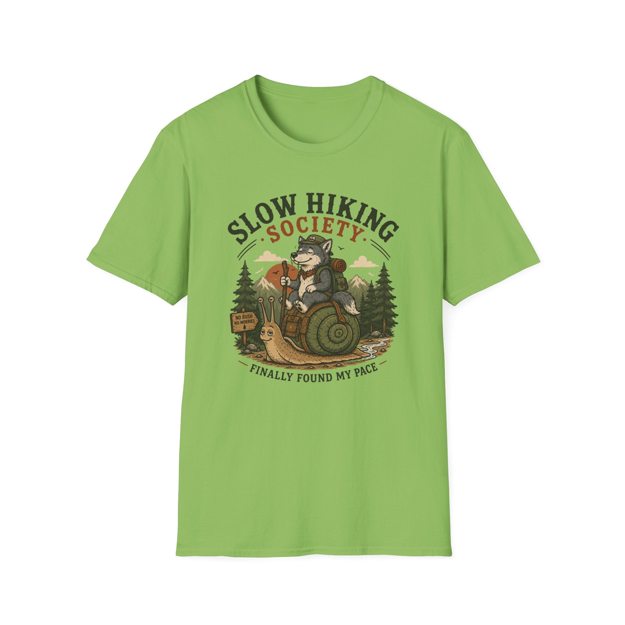 Wolf on Snail T-Shirt