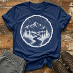 Mountain Woodgrain T-Shirt