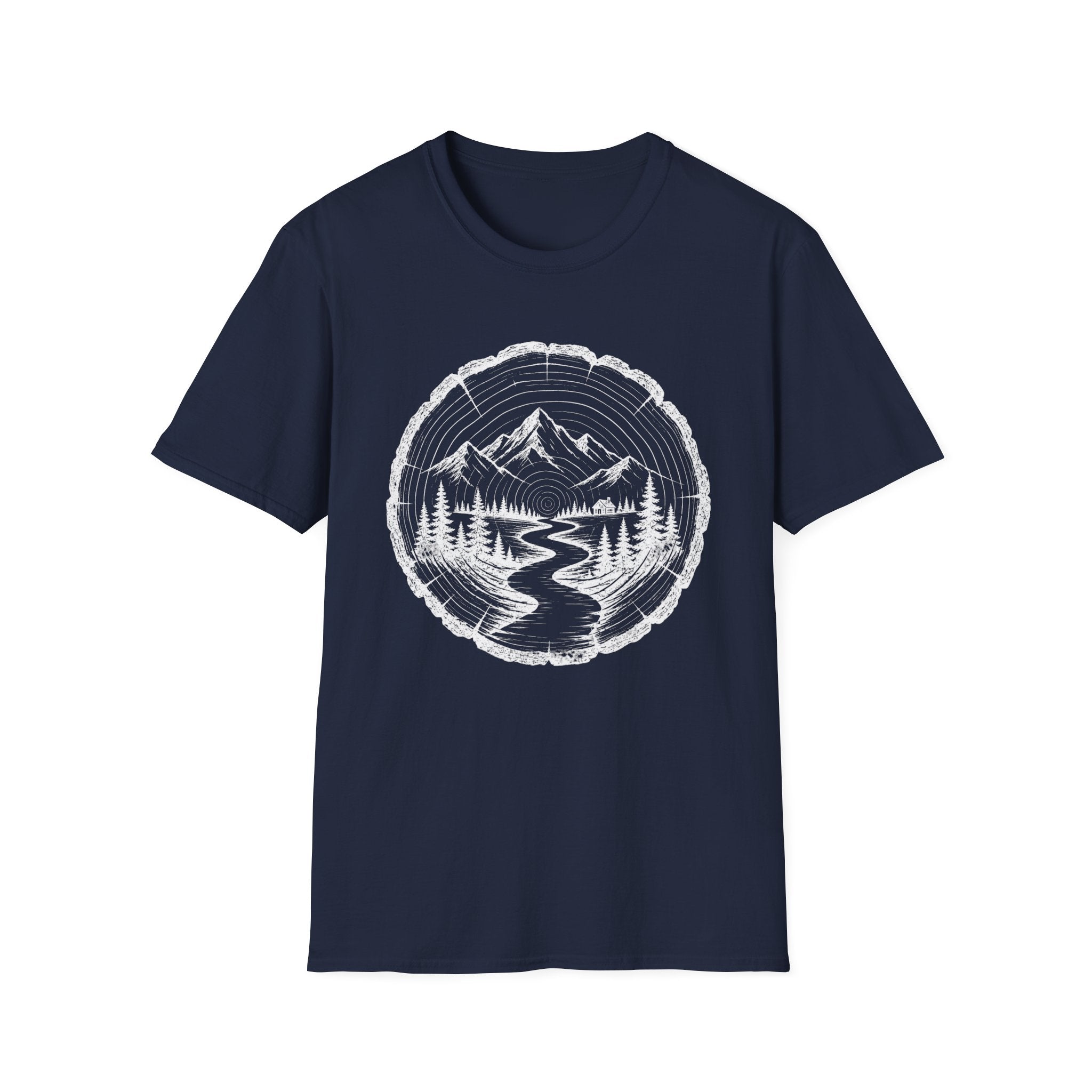 Mountain Woodgrain T-Shirt
