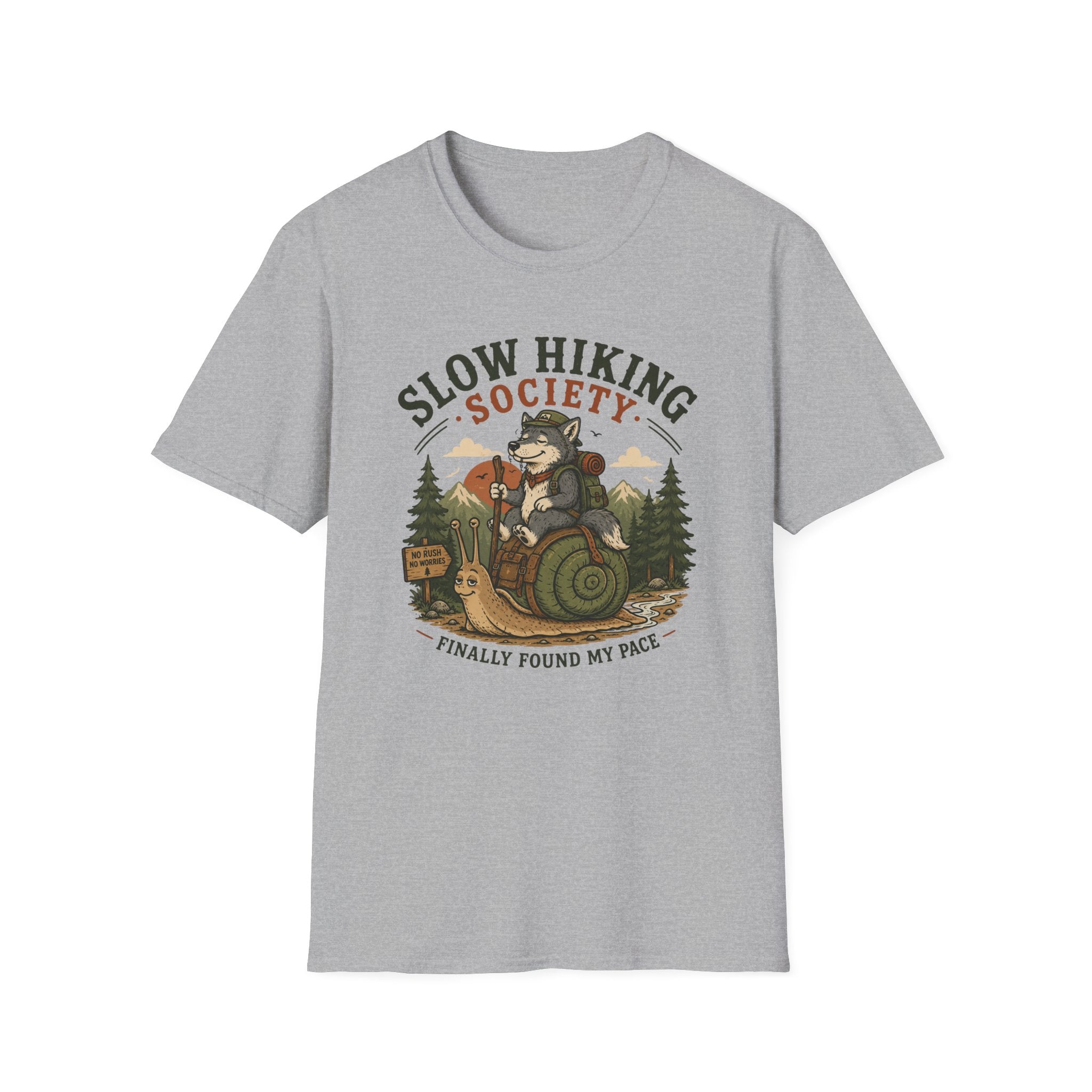 Wolf on Snail T-Shirt