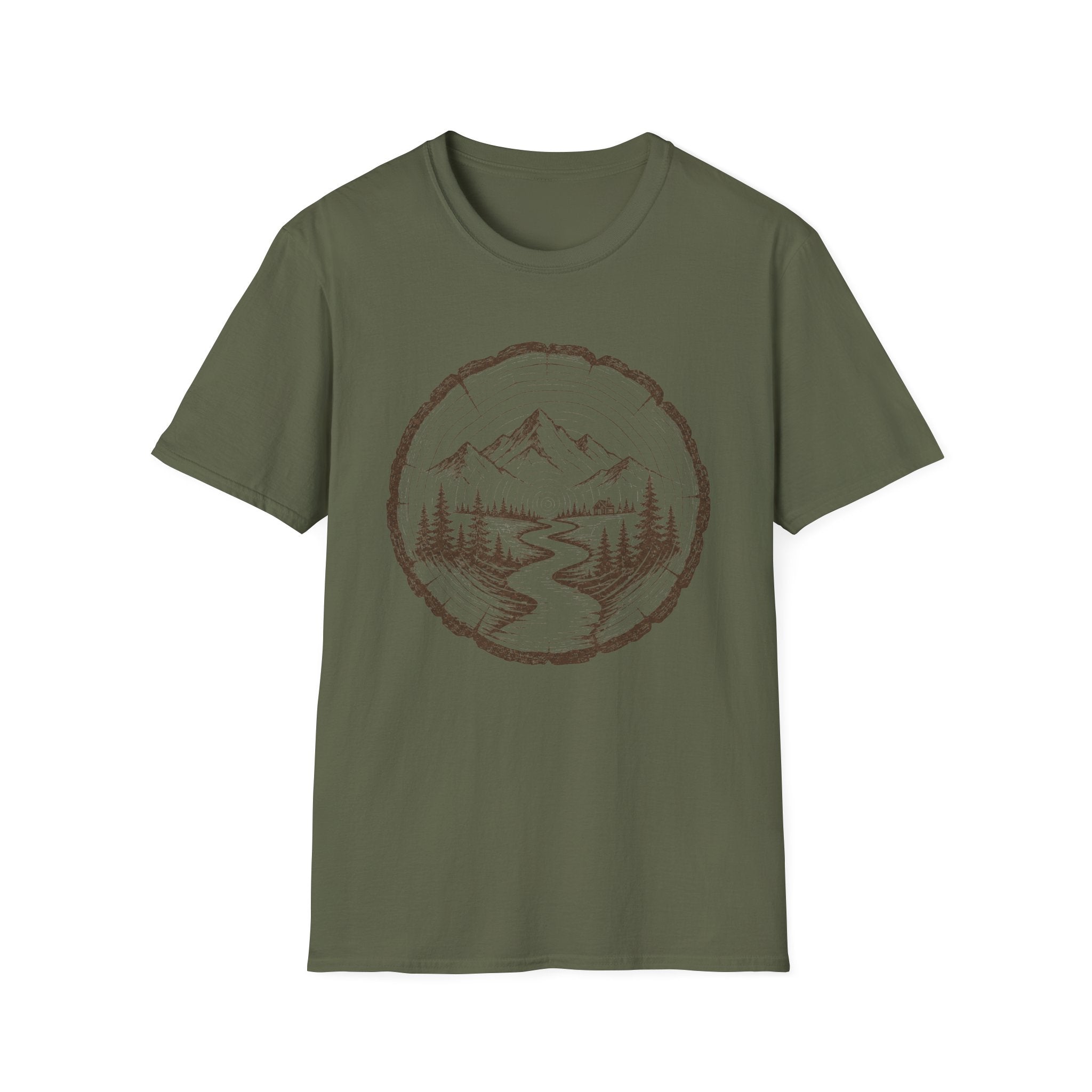 Mountain Woodgrain T-Shirt
