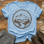 Mountain Woodgrain T-Shirt