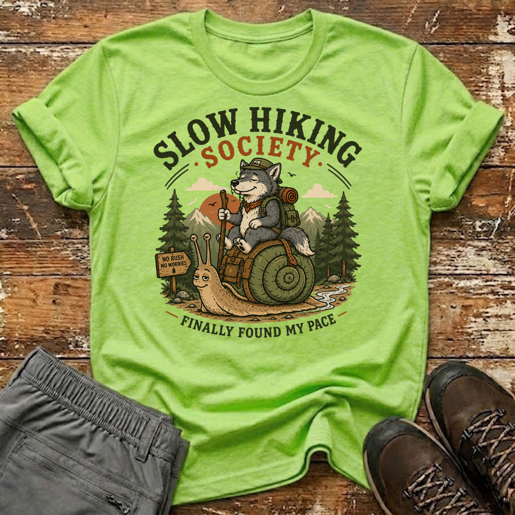 Wolf on Snail T-Shirt
