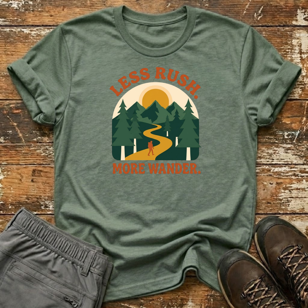 Less Rush. More Wander T-Shirt