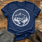 Mountain Woodgrain T-Shirt