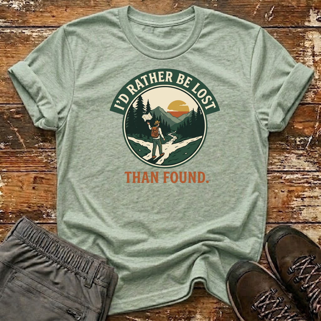 I'd Rather Be Lost T-Shirt