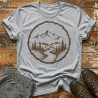 Mountain Woodgrain T-Shirt