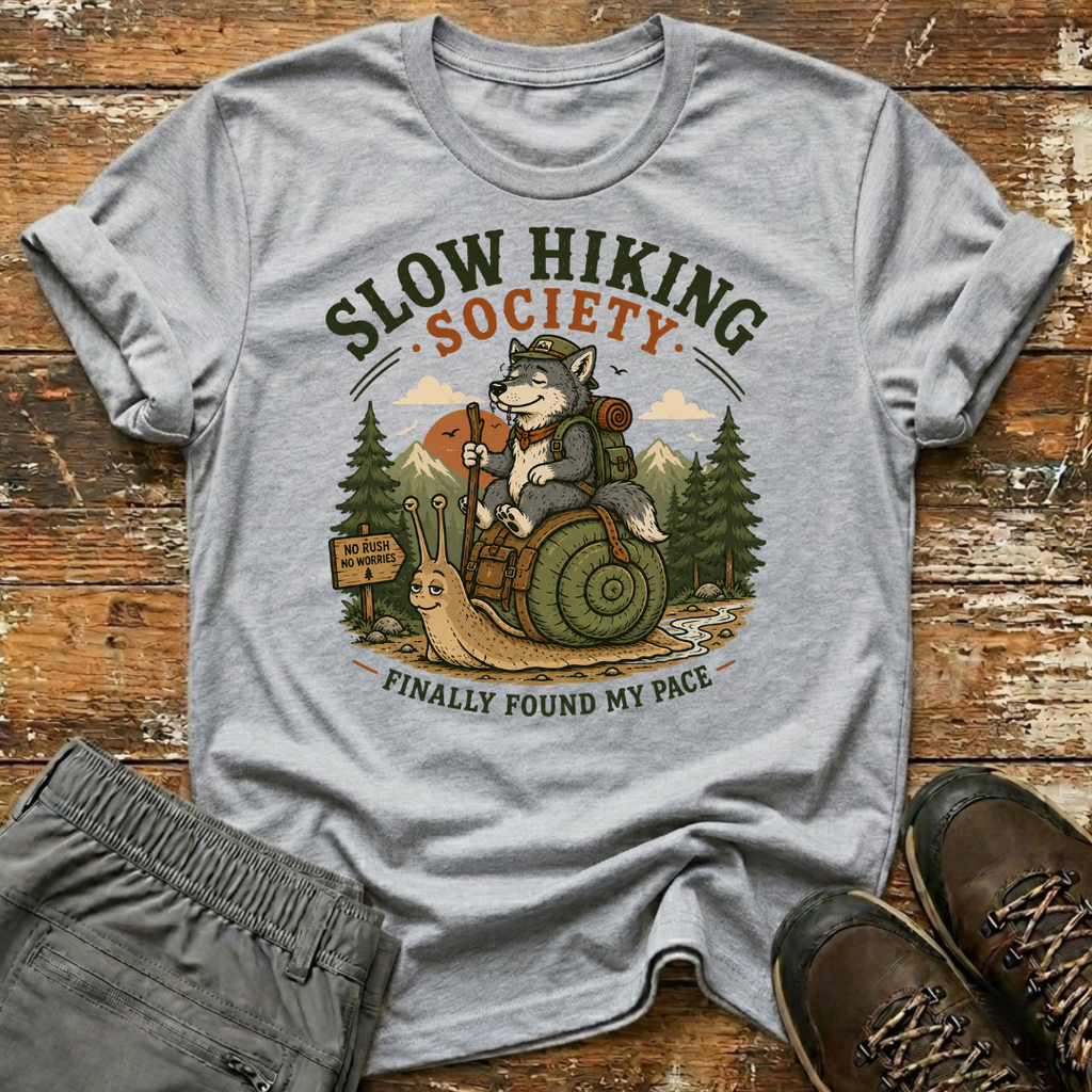 Wolf on Snail T-Shirt