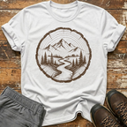 Mountain Woodgrain T-Shirt