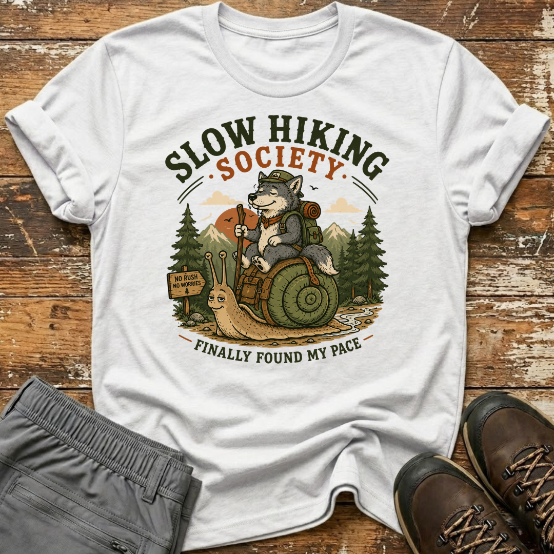 Wolf on Snail T-Shirt